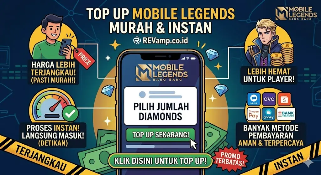 Top Up Game Mobile Legend Murah & Instan: Diamond Legal, Skin Impian Jadi Kenyataan!